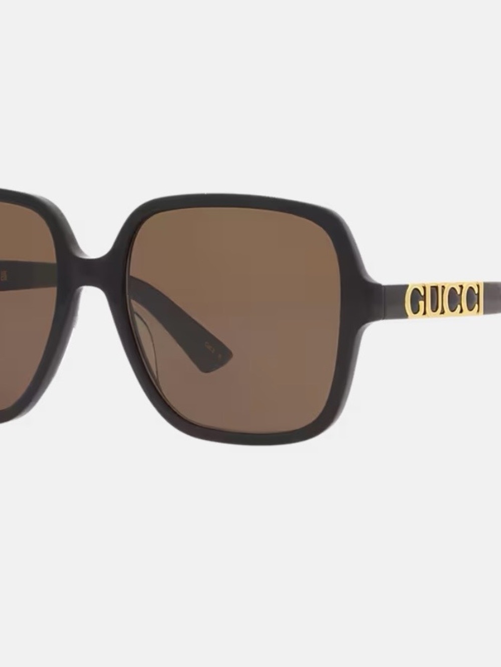 Gucci Women’s Black Square Gradient Lens Sunglasses - Picture 5 of 7